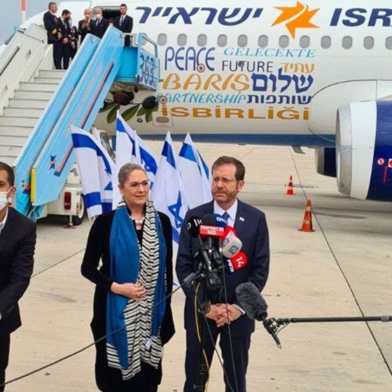 İkili görüşmeler: İsrail Cumhurbaşkanı Isaac Herzog Türkiye'de 