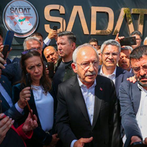 Kılıçdaroğlu bu kez SADAT'ın kapısında