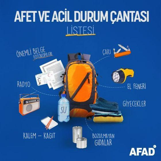 Afet ve Acil Durum Çantası Rehberi