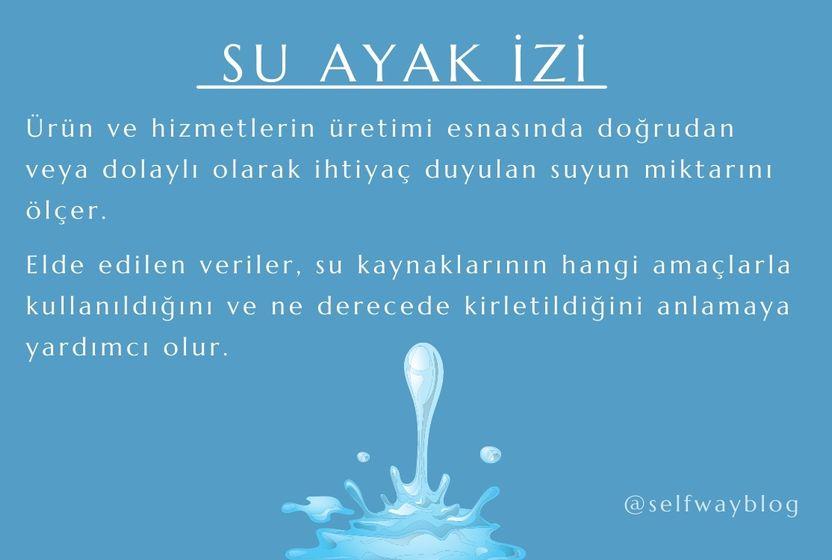 Su Ayak İzi Nedir?