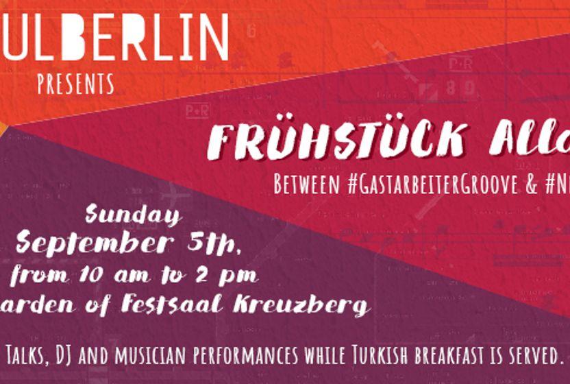 Frühstück Alla Turca: Between #gasterbeitergroove & #newwavesound
