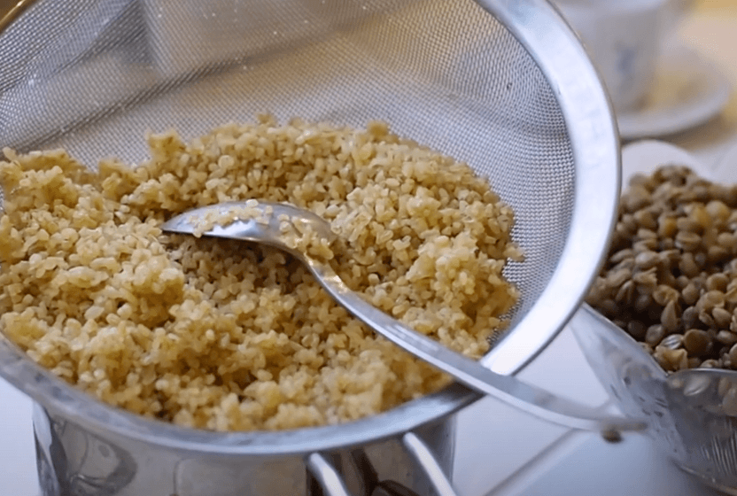 Mersin usulü mercimekli bulgur