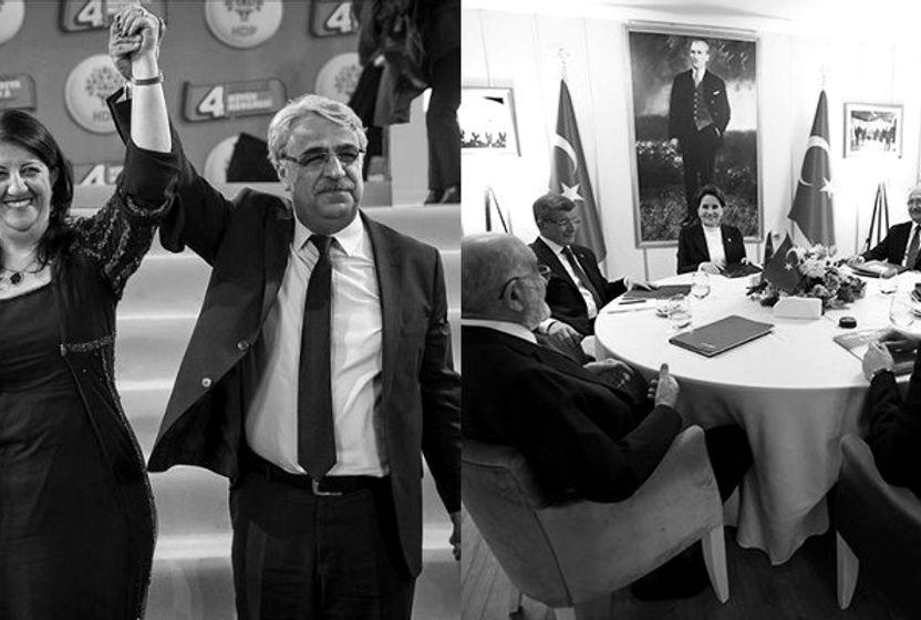 Altılı masaya ve HDP'ye düşenler