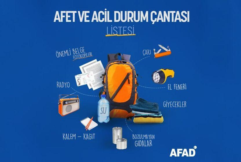 Afet ve Acil Durum Çantası Rehberi