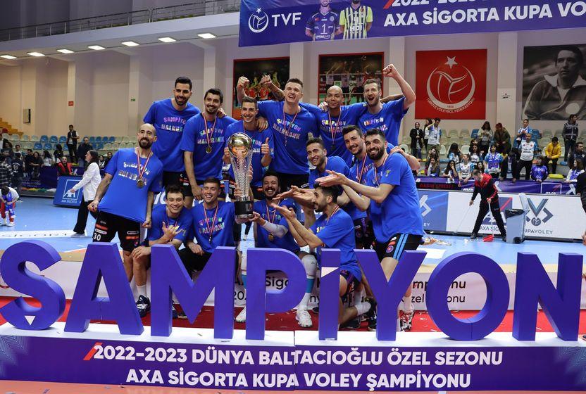 Erkekler Kupa Voley'de Şampiyon Halkbank