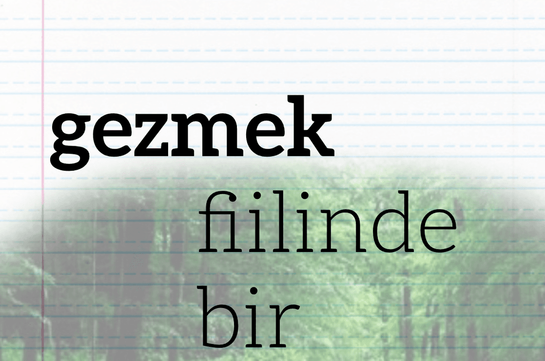 Gezmek Fiilinde bir Gezi