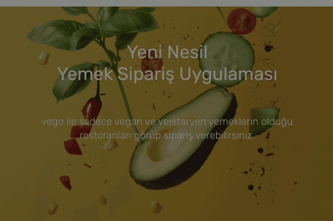 No:408 Vegan ve vejetaryen yemek sipariş uygulaması Vego, 100 milyon TL değerleme ile tohum öncesi yatırım aldı.