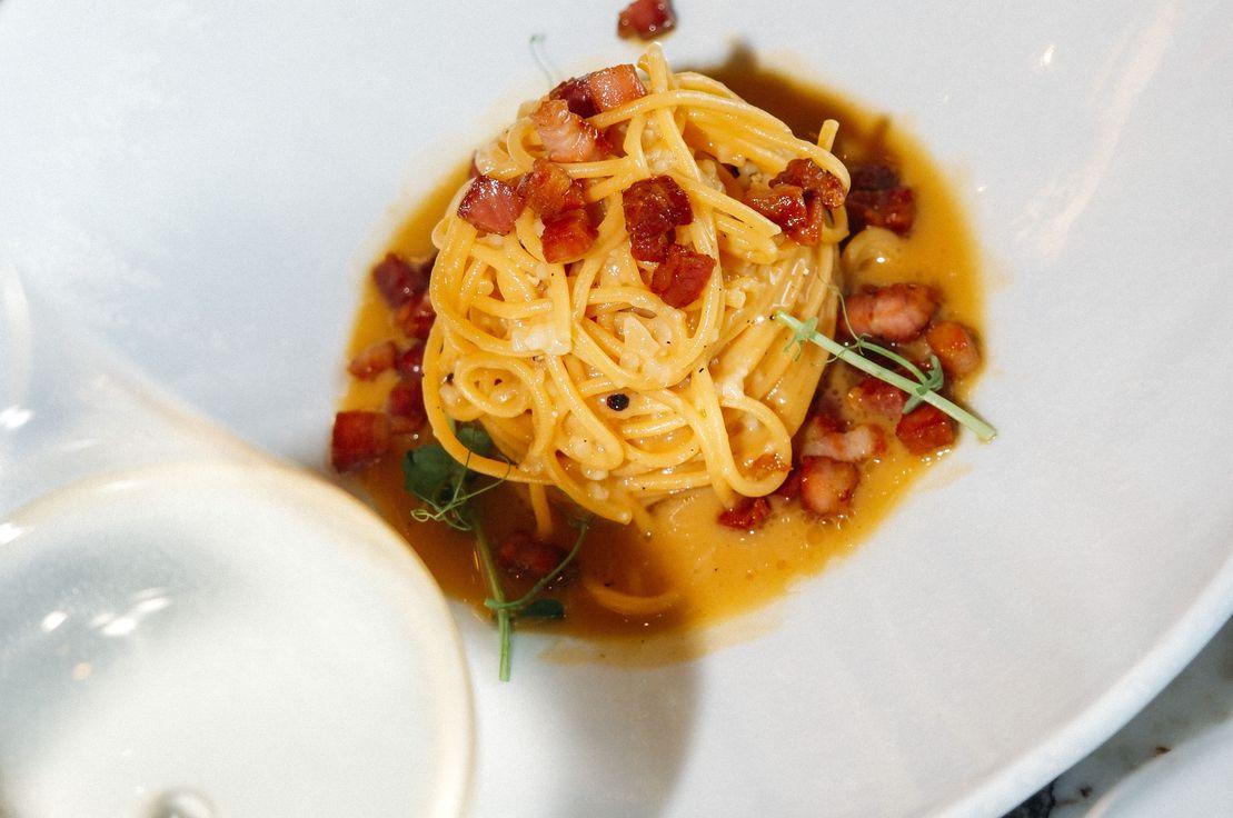 Monteverdi'den Carbonara. Fotoğraf: Deniz Sabuncu