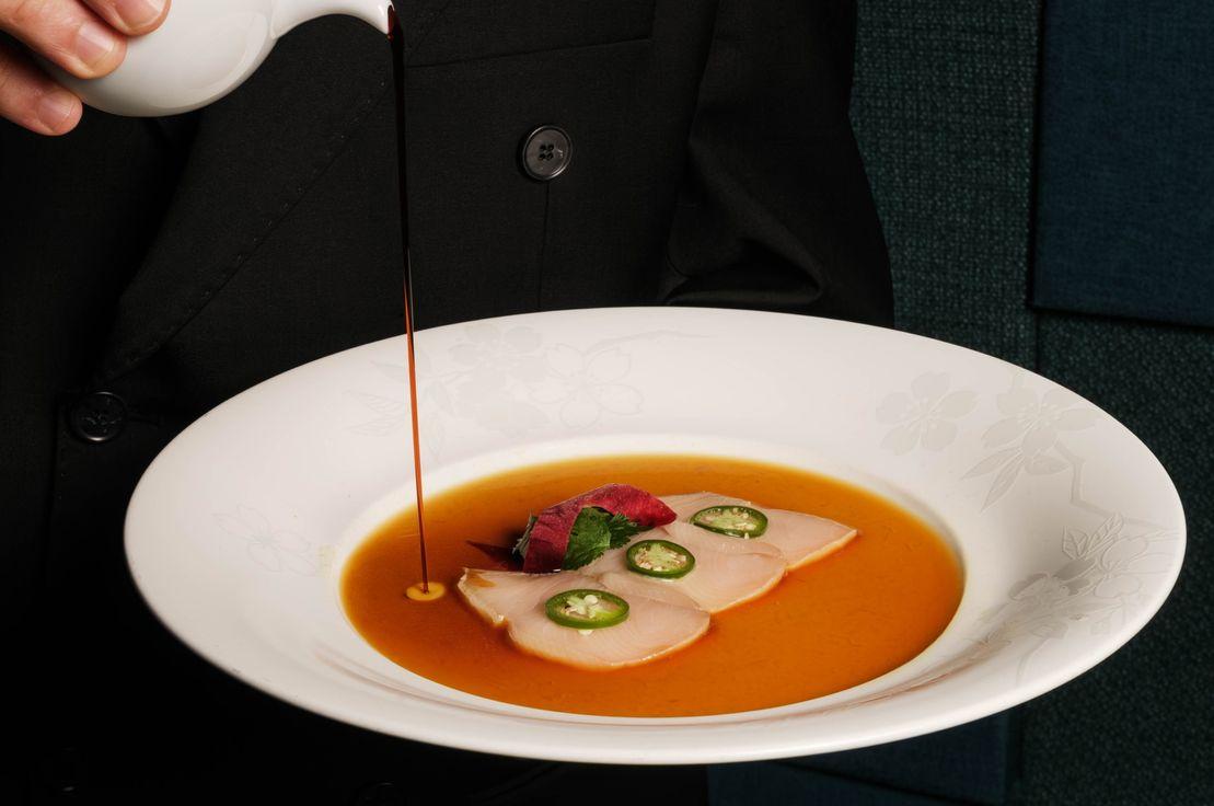 Hamachi Sashimi, Nobu Istanbul.