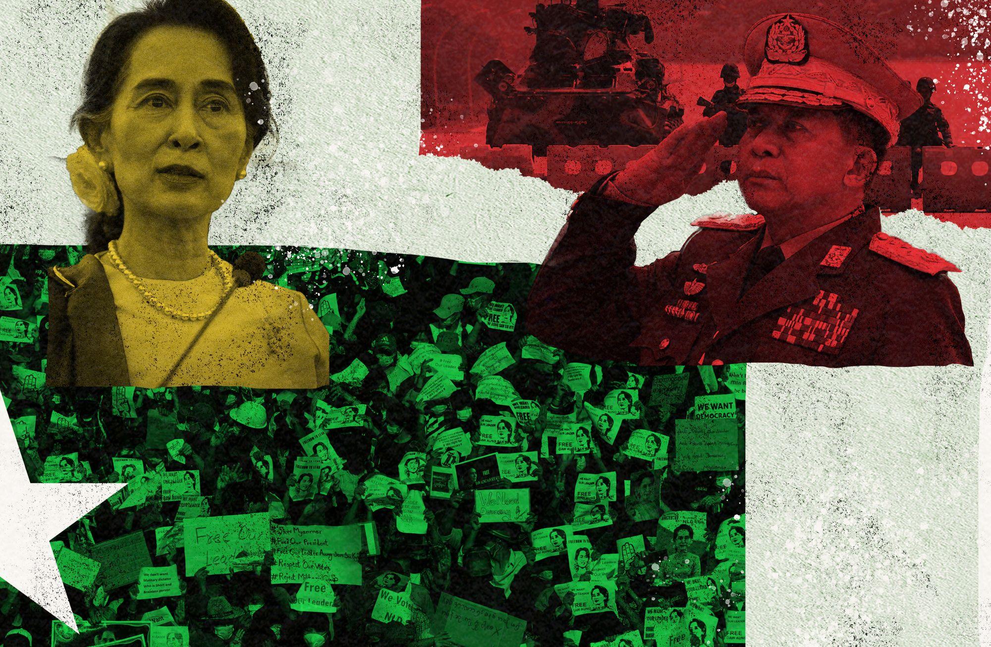 Myanmar'da darbe ve protestolar