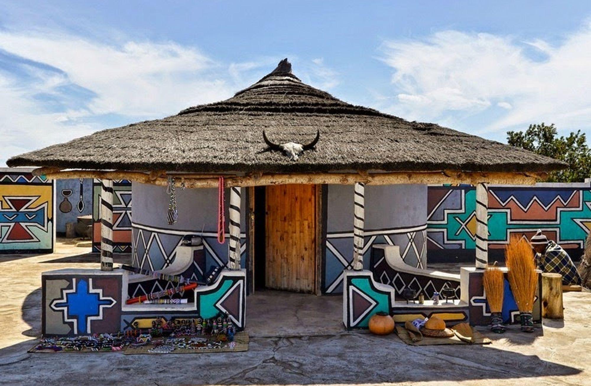 Ndebele Evleri, Güney Afrika