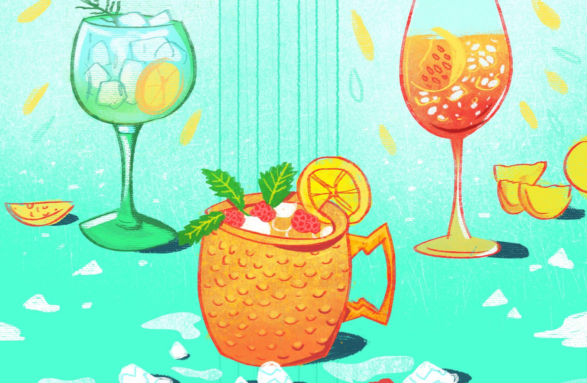 Üç ikon: Moscow Mule, Spritz, Cin tonik