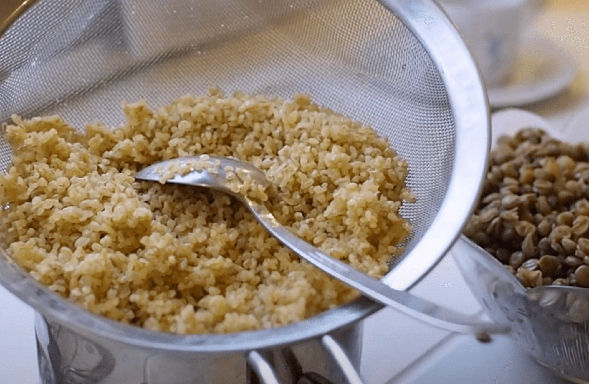 Mersin usulü mercimekli bulgur