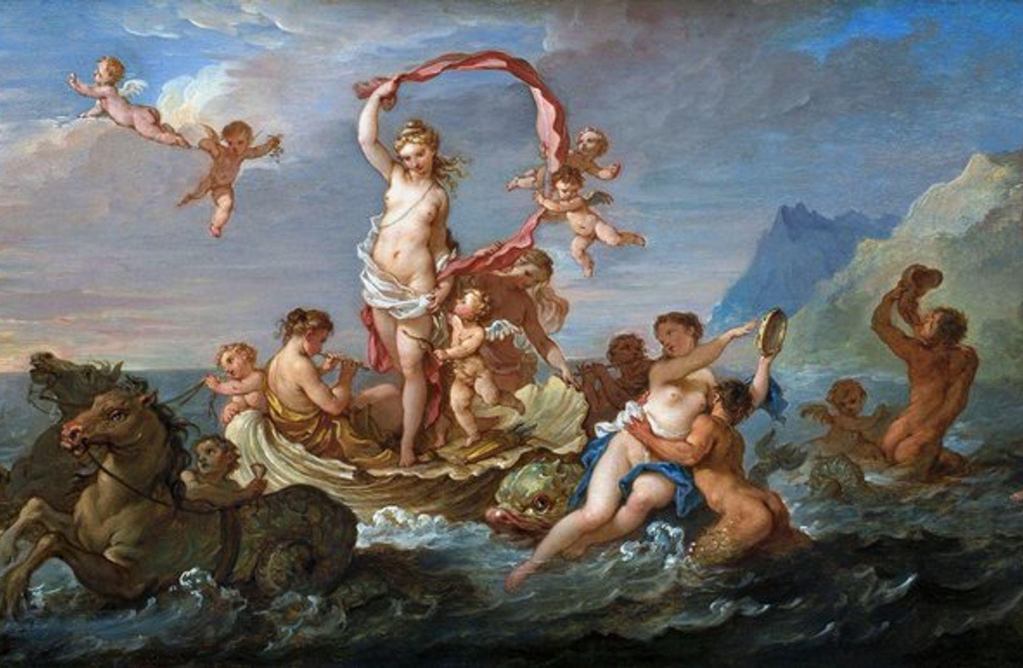 Amphitrite’nin Zaferi-Charles-Joseph Natoire