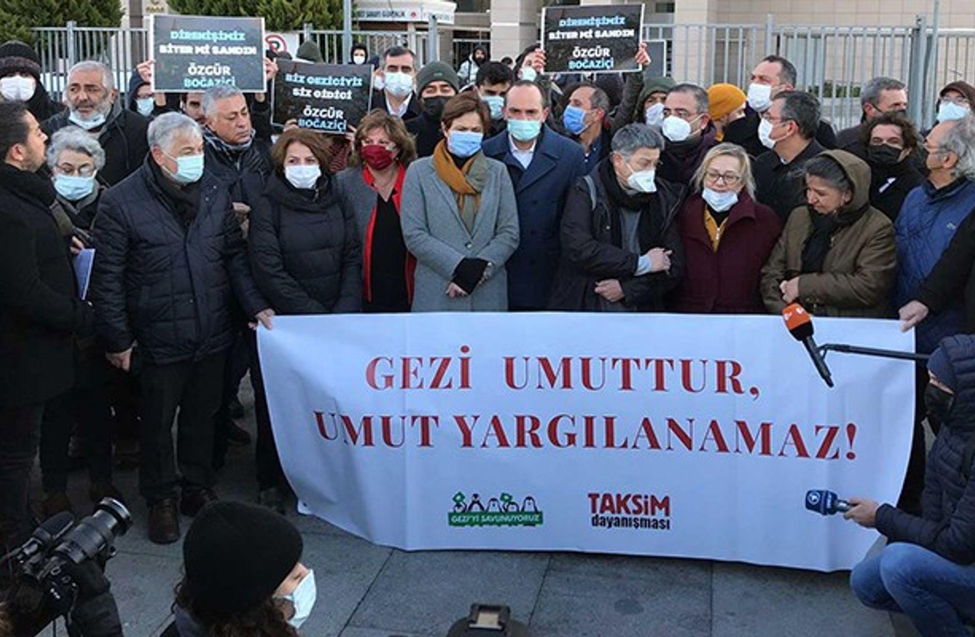 Eylemlerin yargılanışı: Gezi ve Boğaziçi davaları