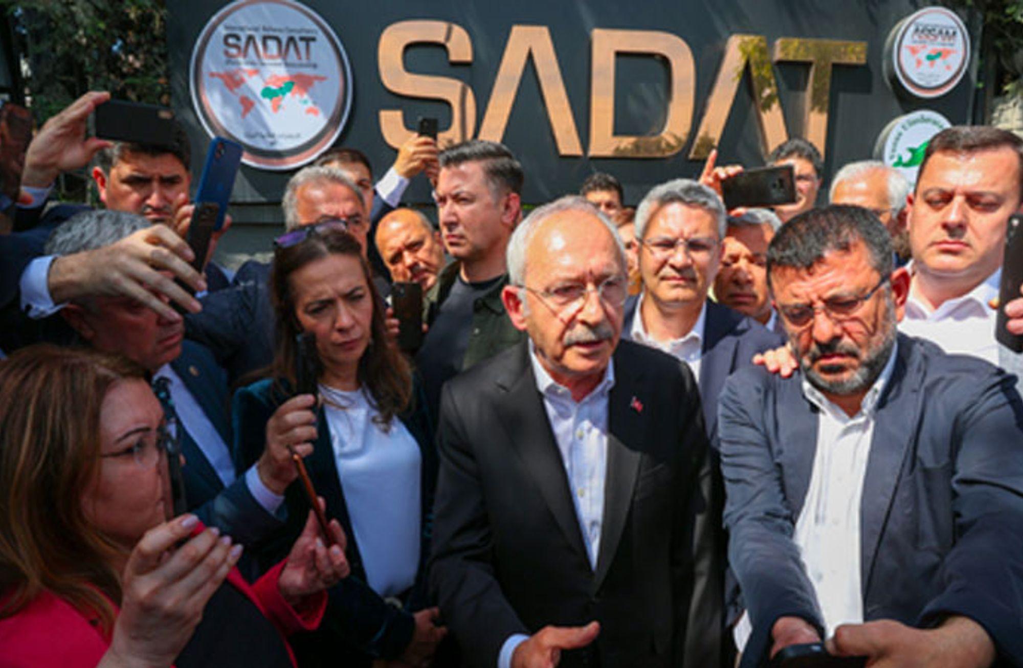 Kılıçdaroğlu bu kez SADAT'ın kapısında