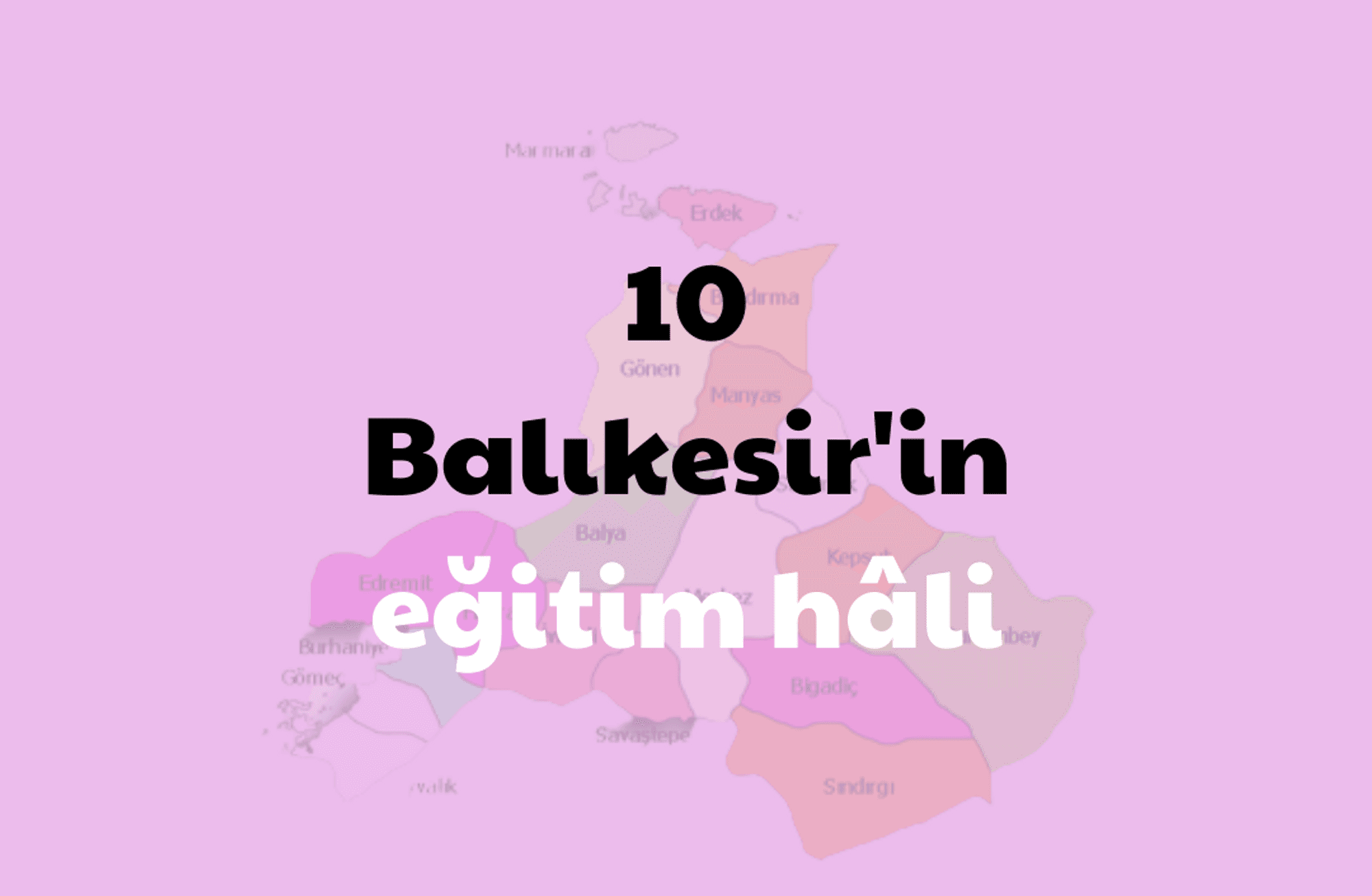 Balıkesir'in eğitim hâli