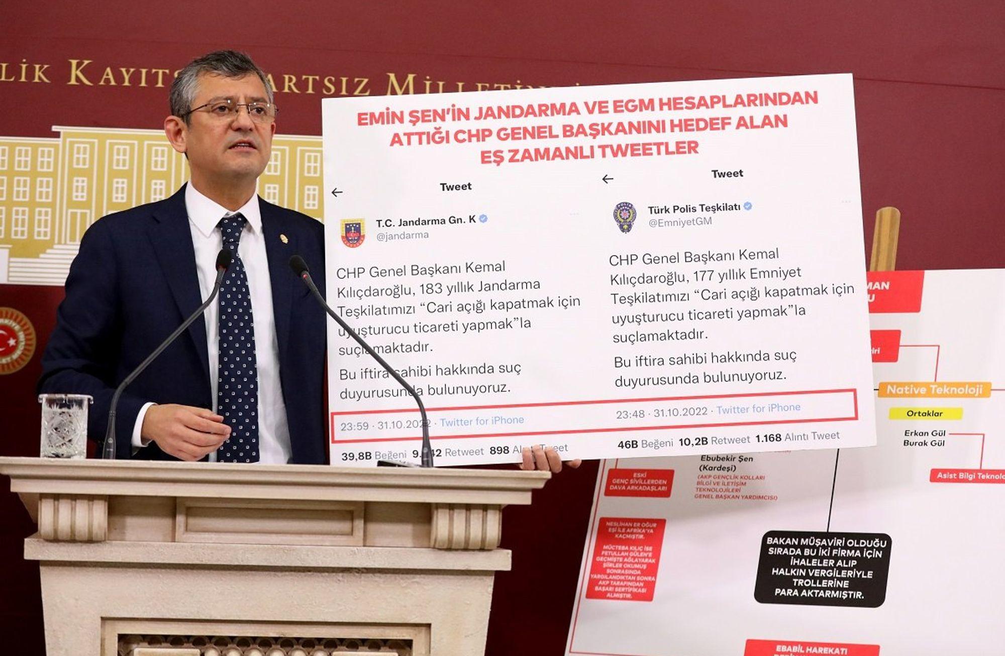 Özel, Soylu'ya ilişkin belgeleri açıkladı