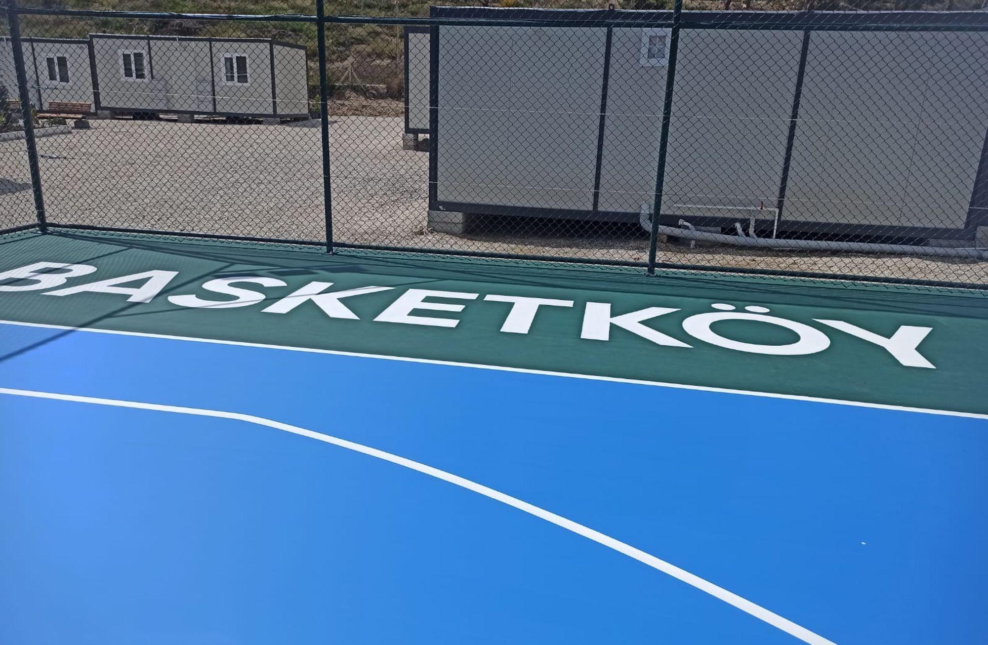 Türkiye Basketbol Federasyonu Hatay'da Basketköy kurdu