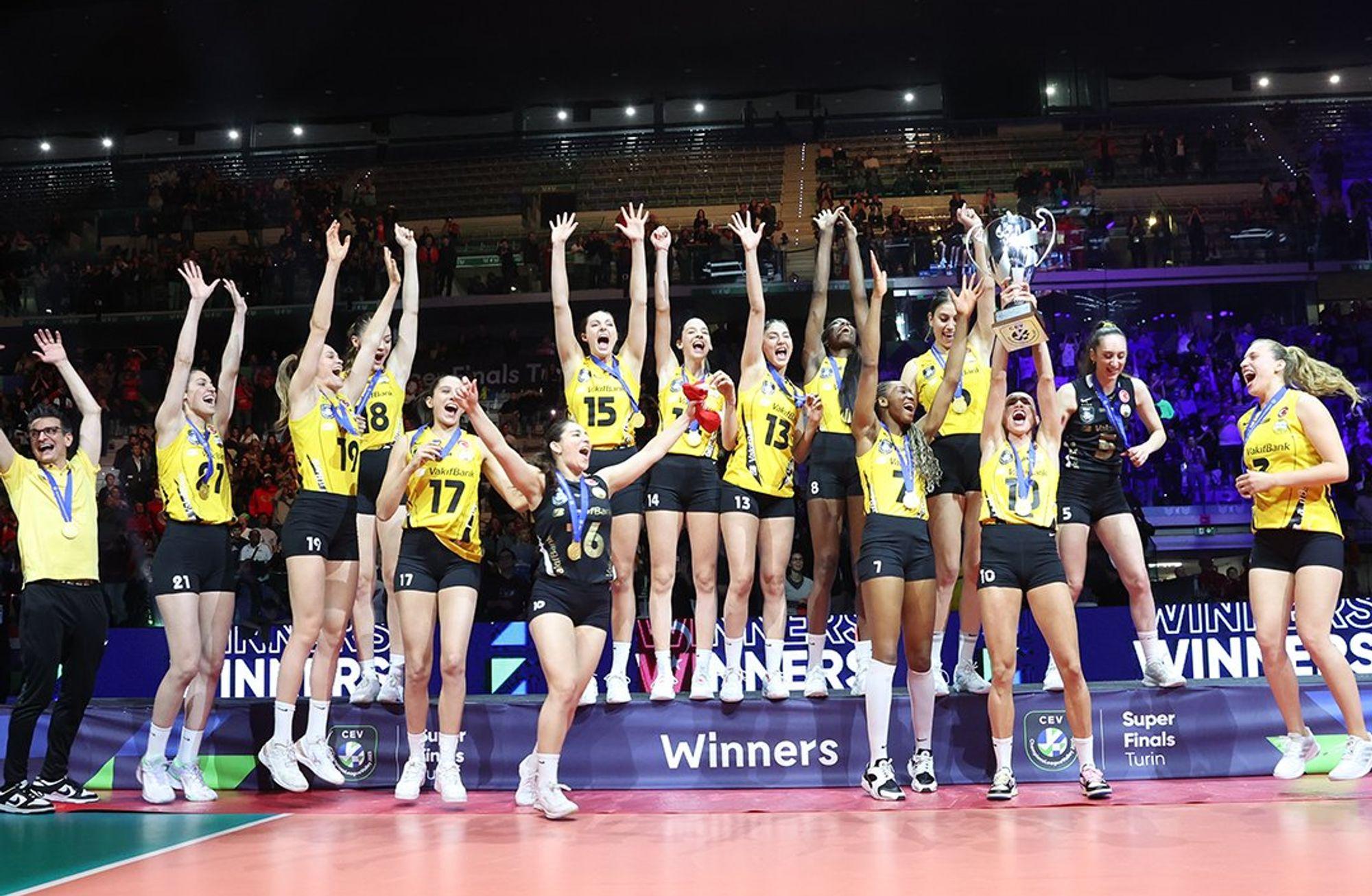 CEV Şampiyonlar Ligi'nde Şampiyon VakıfBank