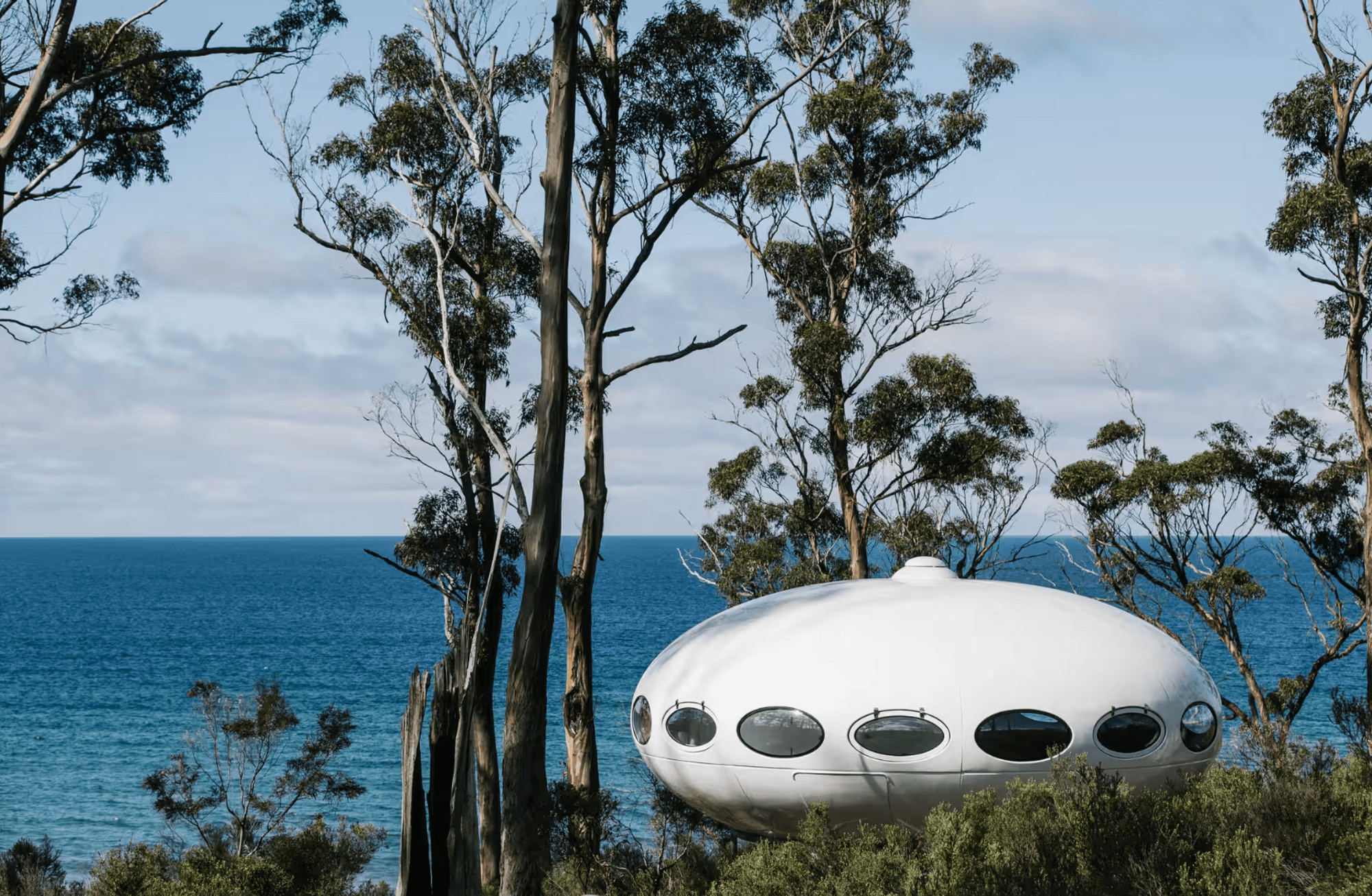 Bir garip UFO evi: Futuro