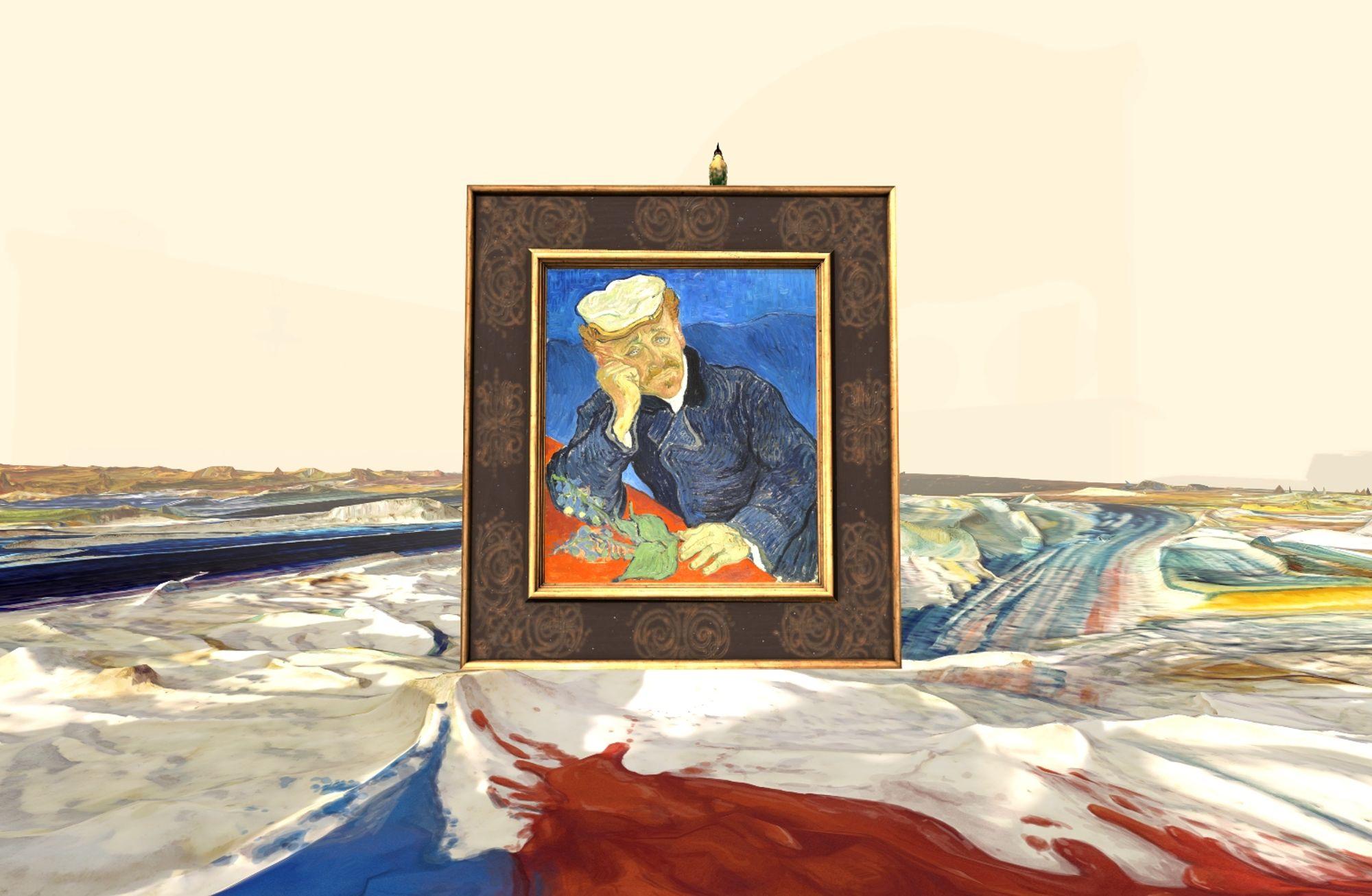 Van Gogh ziyaretçi sorularını yanıtlıyor