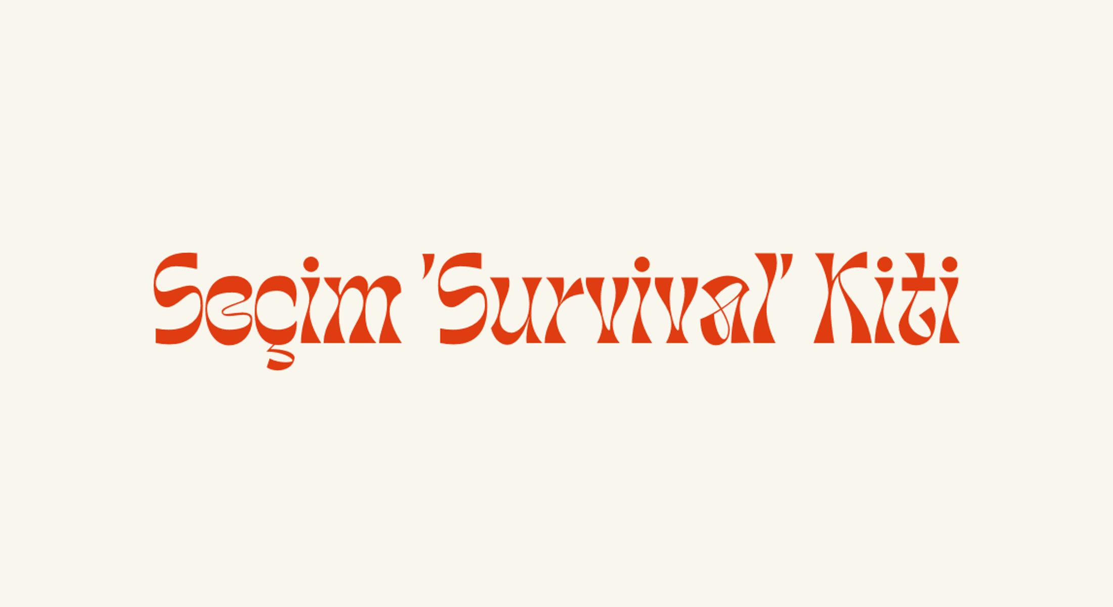 20'lik Seçim 'Survival' Kiti