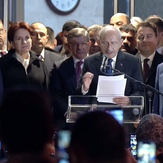 🔔 Millet İttifakı’nın adayı Kılıçdaroğlu