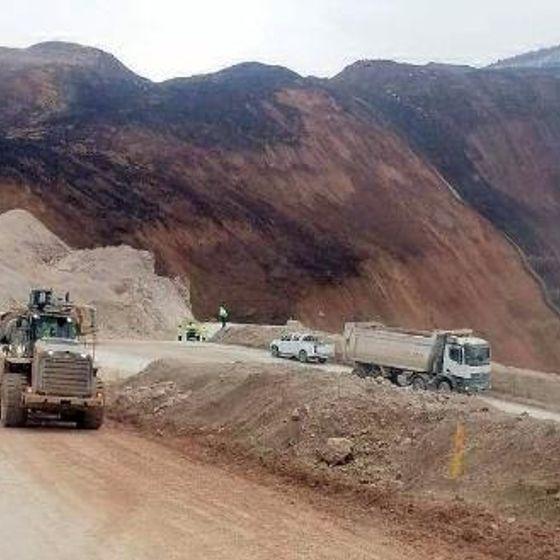 Erzincan'da Çöpler Altın Madeni’nde toprak kayması