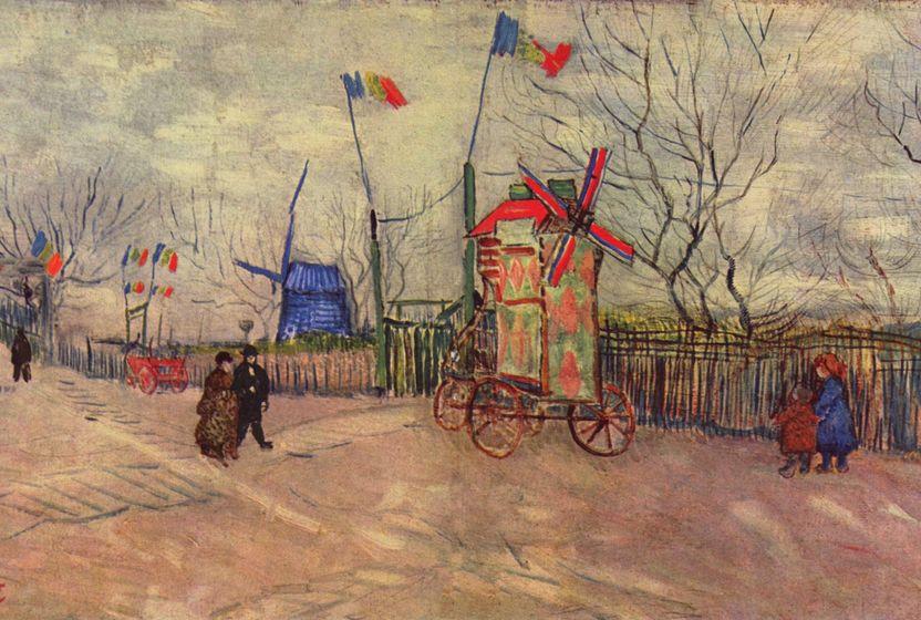 Vincent Van Gogh ve Montmarte Tablosu