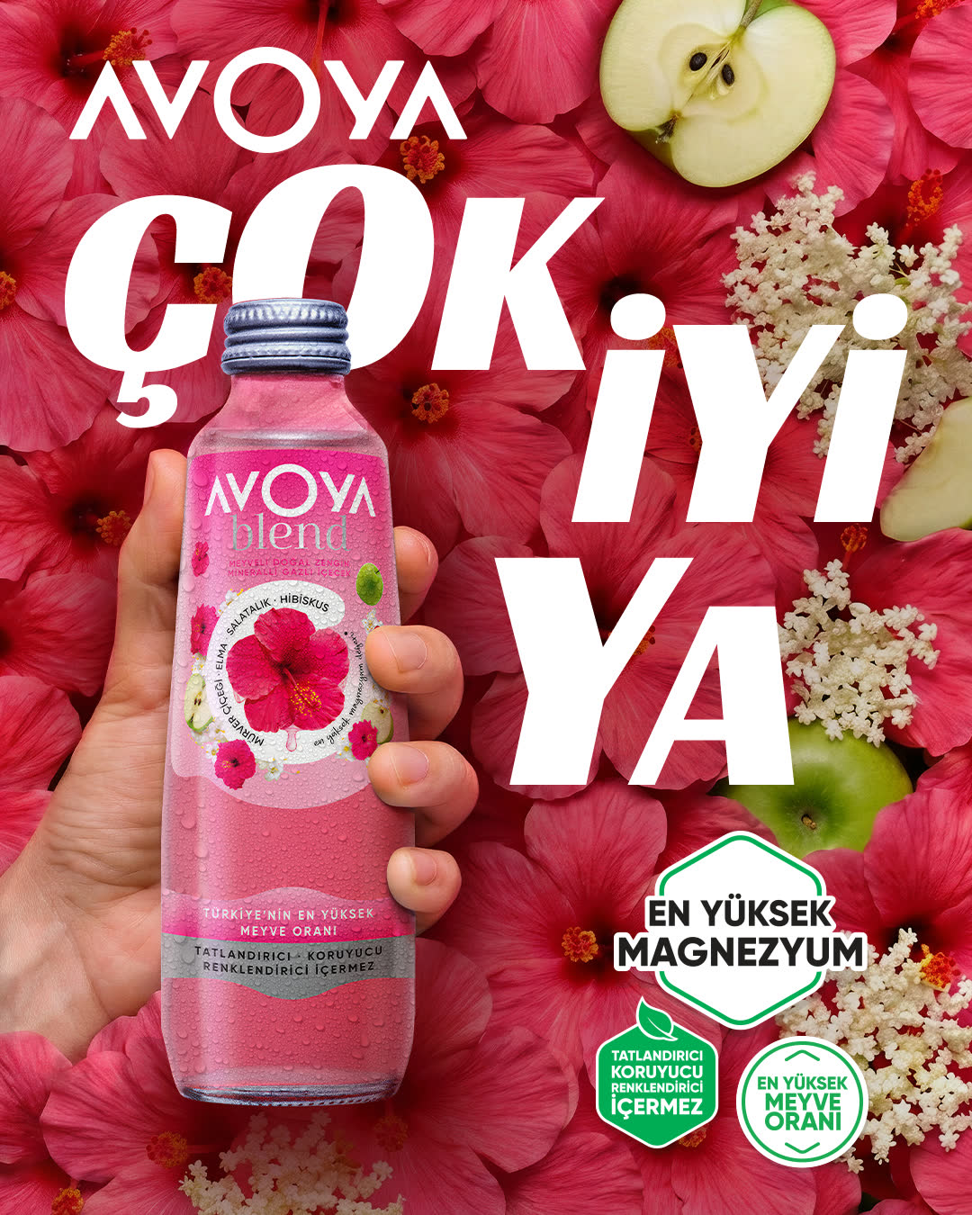 AVOYA Blend Hibiskus — hibiskus çiçekleri arasında