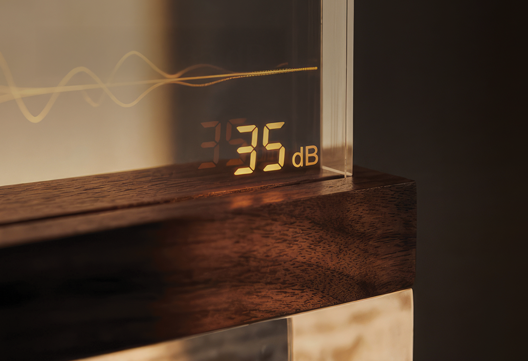 35 dB ses seviyesi göstergesi